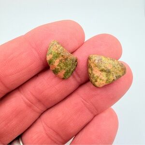 Men’s Unakite /Granite Stone Cuff Links